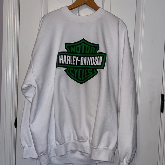 Harley-Davidson Crewneck Sweatshirt – White – XXL - Picture 2 of 11